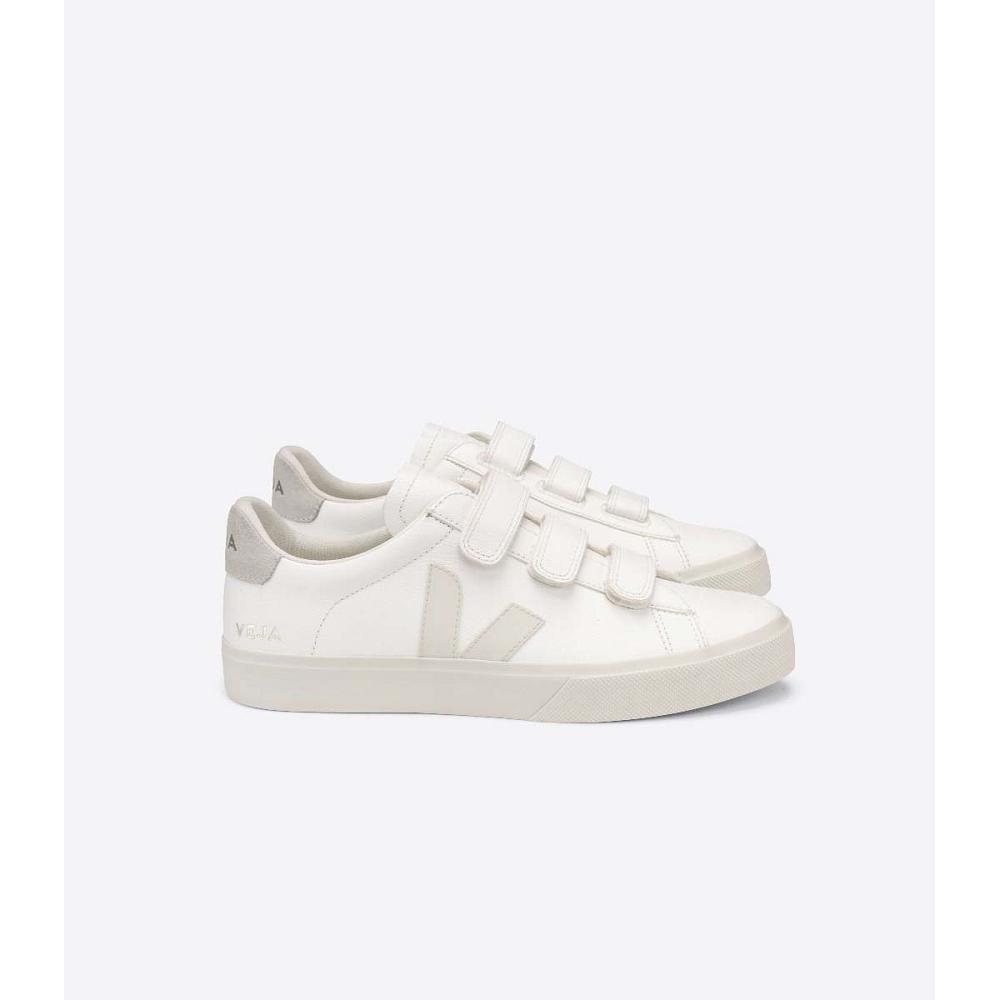 Veja RECIFE CHROMEFREE Women\'s Sneakers White/Beige | CA 623FDN